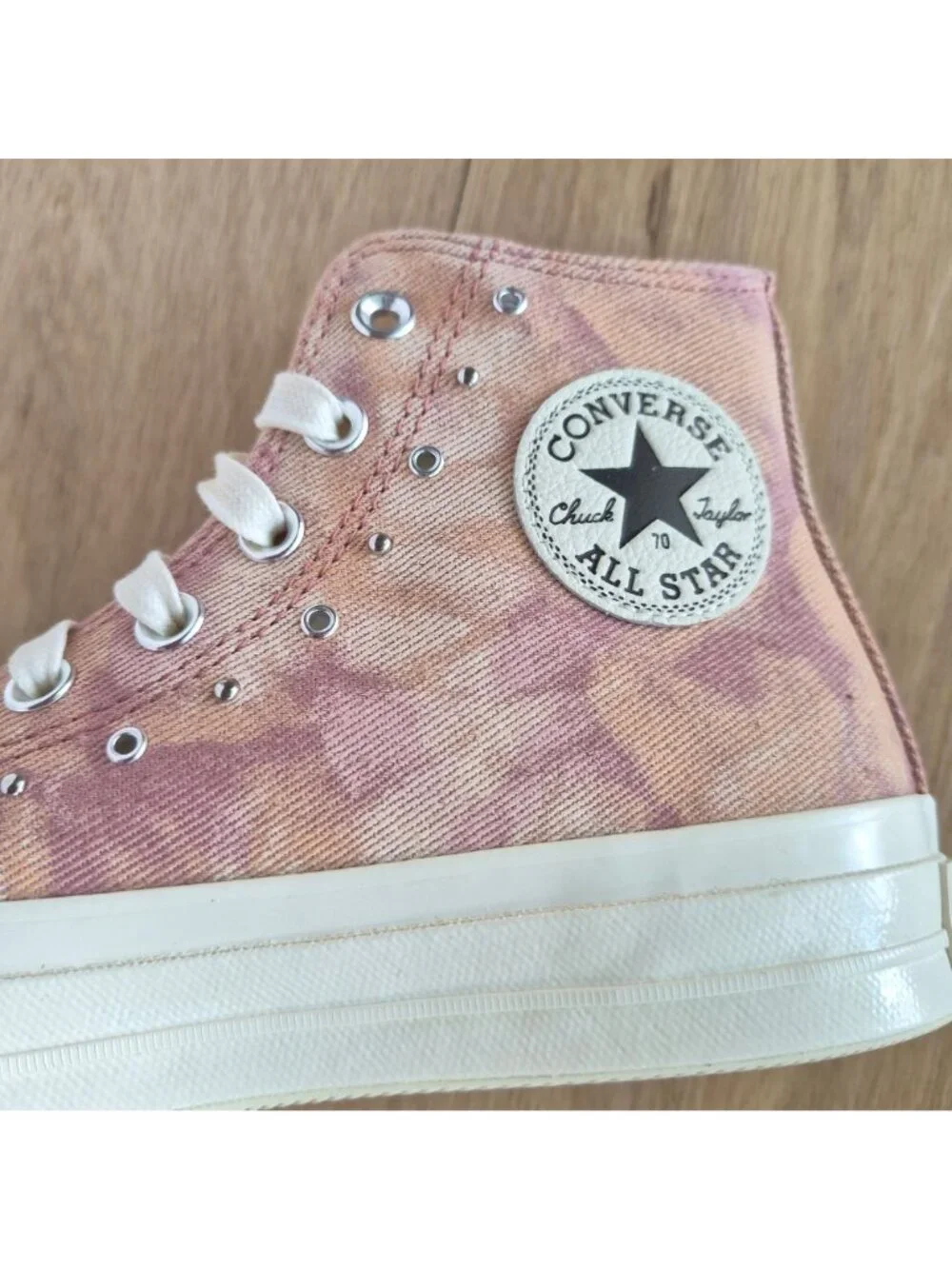 Converse Chuck 70 Hi Washed Denim Daze Sz 6.5 Men Shoes Sneakers Tie-Dye A11841C